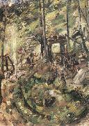 Walchensee, Springbrunnen Lovis Corinth